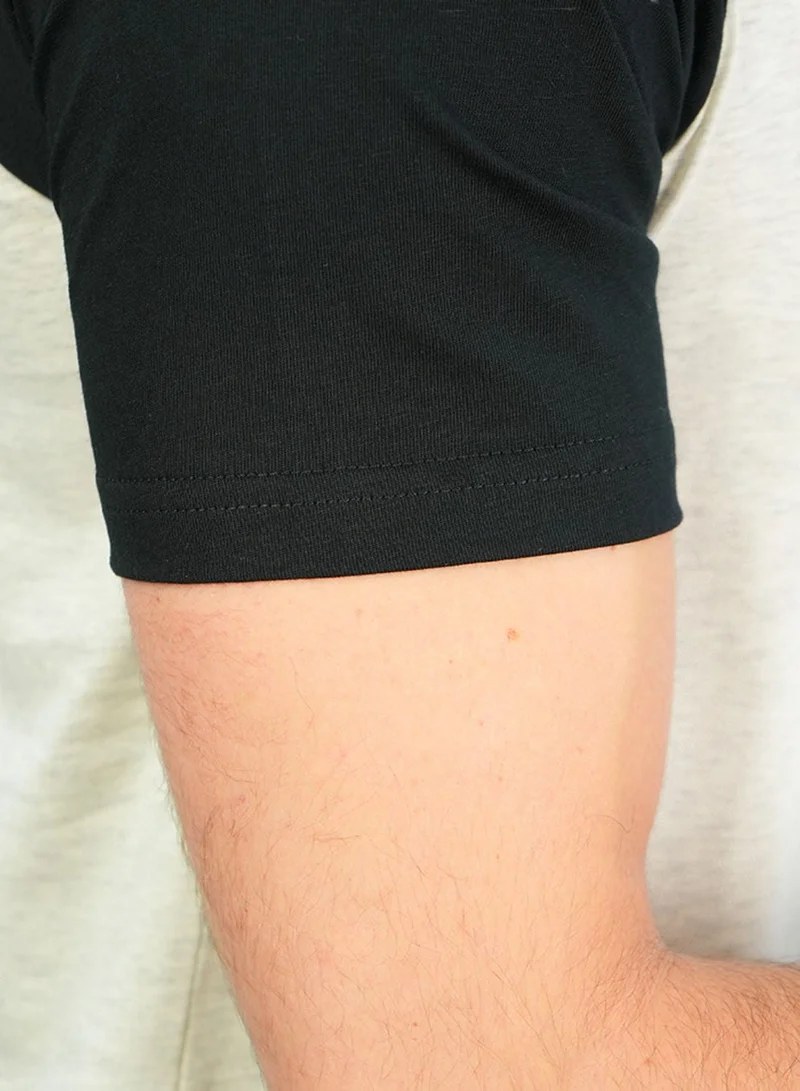 GIORDANO  Men's Slim Cotton Raglan Athletics Tee for Men | Best Price UAE