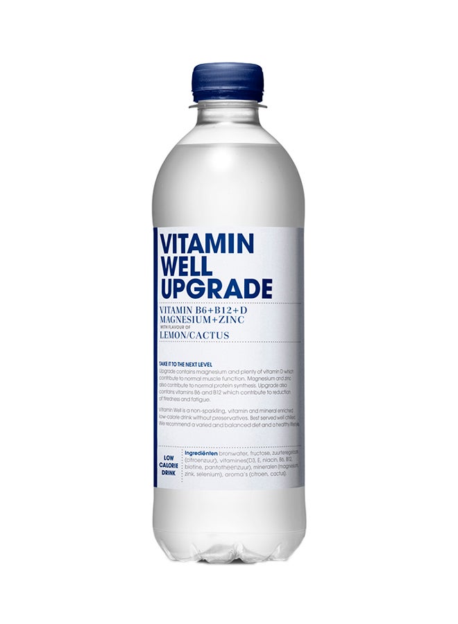 Vitamin Well Upgrade Lemon And Cactus With Vitamins B6 B12 And D Plus Biotin Folic Acid bottle 500ml - Image 1