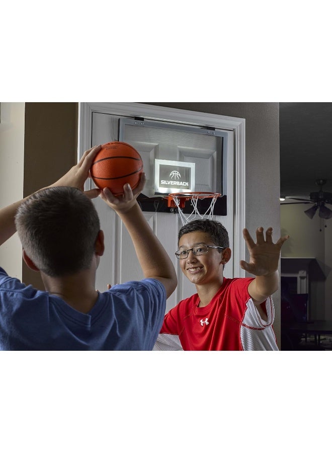Silverback LED Mini Basketball Hoop Set, 18" or 23" - Image 3
