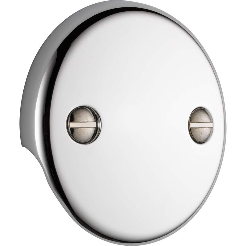 Delta Faucet U2693PK Overflow Plate 2 Hole Tub Drain Chrome1 Pack