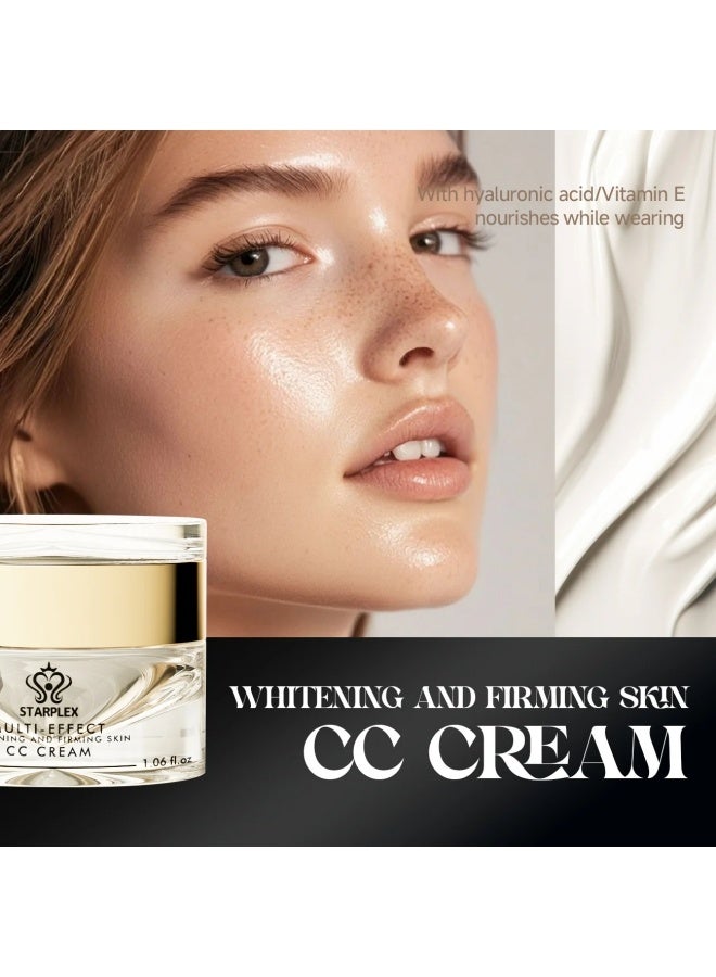 STARPLEX CC Cream Multi-Effect Skin Radiance CC Cream 30ml, Nourishing Brightening Concealer, Oil Control & Hydration Dual Effect, 8 Hour Long Wear, No-Makeup Look Essential, Suitable for Sensitive Skin - Image 4