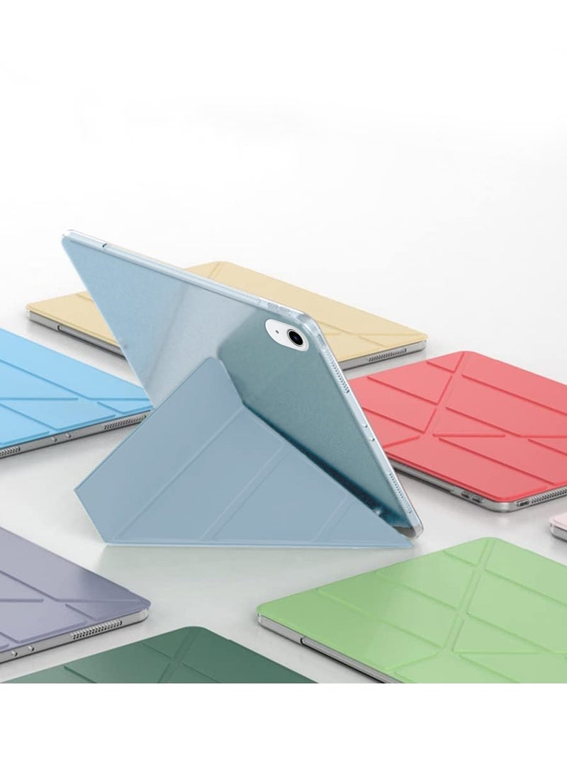 Wtech Symmetry 360 Smart Folio Series Auto Awake/Auto Sleep Leather Texture Case Cover For Apple iPad 10 10th Generation 5G 2022 10.9 Inch Sky Blue - Image 5