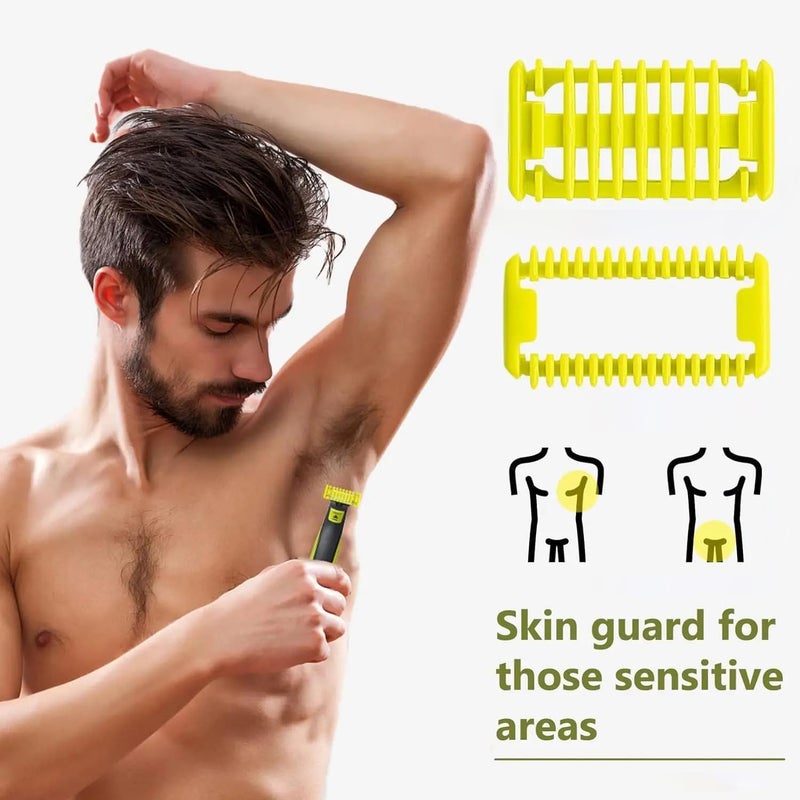 Excefore One Blade Guards, Hair Guards Comb for One Blade Hybrid Electric Shaver QP2520 QP2530 QP2620 QP2630 QP6510 QP6520 - Guide Comb 1/2/3/5 MM Beard Trimmer Guards Replacement - Image 4