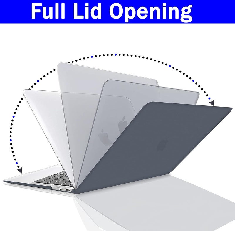 GVTECH Case For MacBook Air 13 inch, 2020 2019 2018 A2337 M1 A2179 A1932, Plastic Hard Shell & Keyboard Cover & Screen Protector Compatible with MacBook Air 13 inch Retina, Matte Black - Image 5