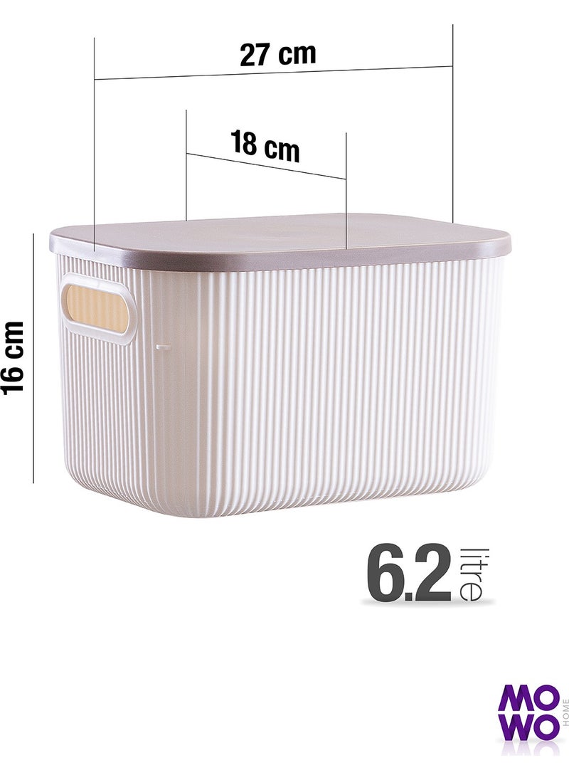 Trove 3 Pieces 6.2 Lt (White) Organizer Box with Lid, Decorative Storage Box - pzsku/ZA4F107C9EE7ABB3F1634Z/45/_/1730650218/ba8d02d7-50ba-4761-b84a-0bad174eb978