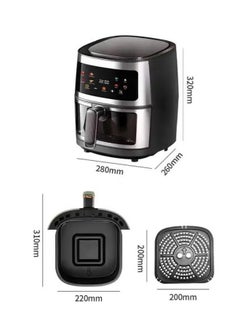 Generic 8L Large Capacity Air Fryer – 2400W Digital Touchscreen Oil-Free Fryer for Baking Grilling & Roasting  - Image 5