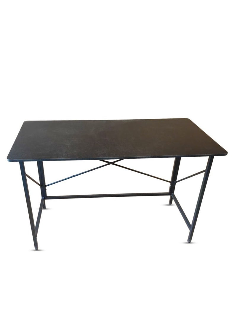 AGD Computer Desk, Modern Study Desk, Home Office, Computer Desk for Work, Writing, Study, Bedroom, Computer Desk for Executive Workspace ( black ) - Image 4