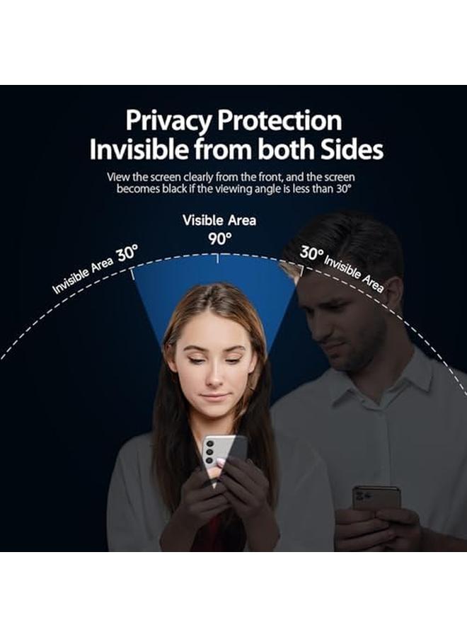 erorex For Samsung Galaxy S24 Plus Privacy Screen Protector Fingerprint Unlock 9H Hardness Scratch Resistant Bubble Free Case Friendly Tempered Glass Screen For Galaxy S24 Plus 5G  - Image 2