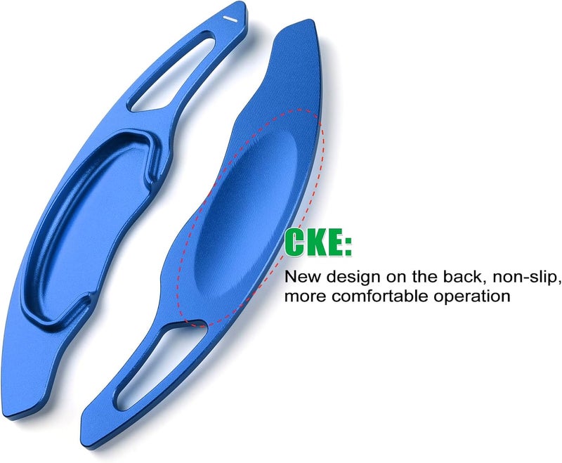 CKE Blue Paddle Shifter Extension Cover Trims for Honda Civic, Accord, CR-V, and Pilot (2023-2025) - Image 3