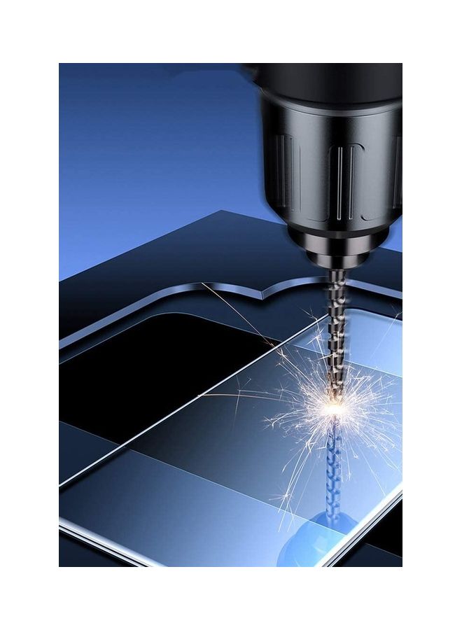 NIBEMINENT Tempered Glass Screen Protector For Huawei nova 7 5G Clear/Black - Image 2