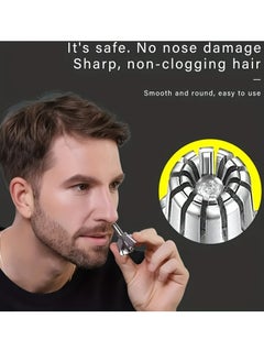 Generic Portable Stainless Steel Nose and Ear Hair Trimmer for Men and Women - Washable and Easy to Use  - Image 2
