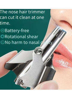 Generic Portable Stainless Steel Nose and Ear Hair Trimmer for Men and Women - Washable and Easy to Use  - Image 5