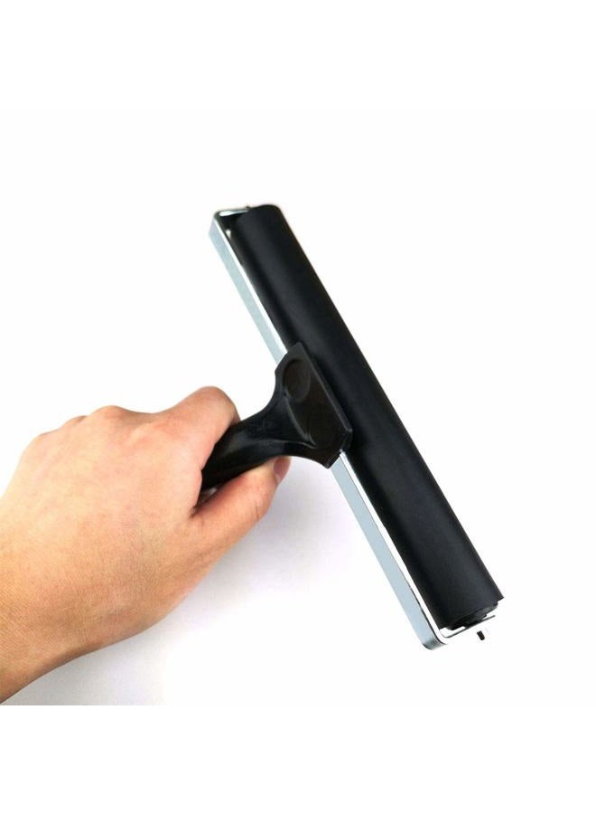 Hamineler 7.9'' Rubber Brayer Rubber Roller Glue Roller for Anti Skid Tape Construction Tools, Printmaking, Inking and Gluing Applications - Image 3