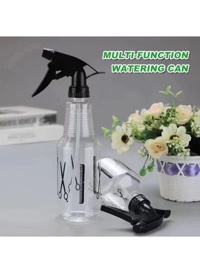 500ml Hair Spray Bottle, Refillable Water Spray Bottle for Hair Cleaning and Styling, Transparent - Image 1