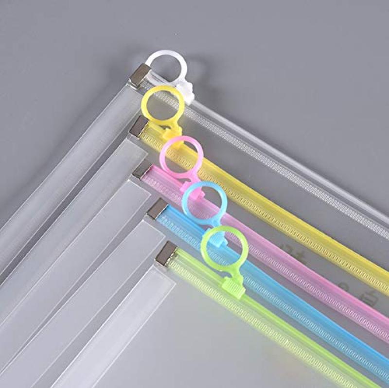 Clear Storage Bags 1.2 Inch Expansion Holds 300 Letter-Size Sheets - Translucent Body For Easy Content Identification Resealable Bags For Home Office School Travel File Organization - Image 4