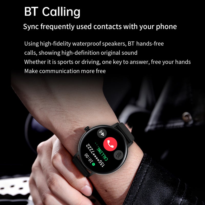 FW07 1.32''TFT Smart Sports Watch BT 5.0 Smartwatch Call Watch Intelligent Watch IP67-waterproof Fitness Tracker Multifunctional Watch Compatible for Android iOS - Image 4