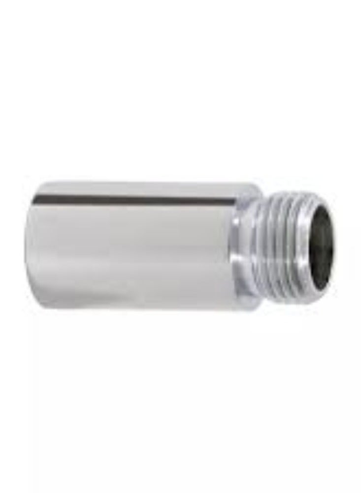 KNP KNP Male to Female Chrome Extension Nipple (1/2x20mm) is a durable and practical plumbing fitting designed to extend or connect pipes with ease.  - Image 1