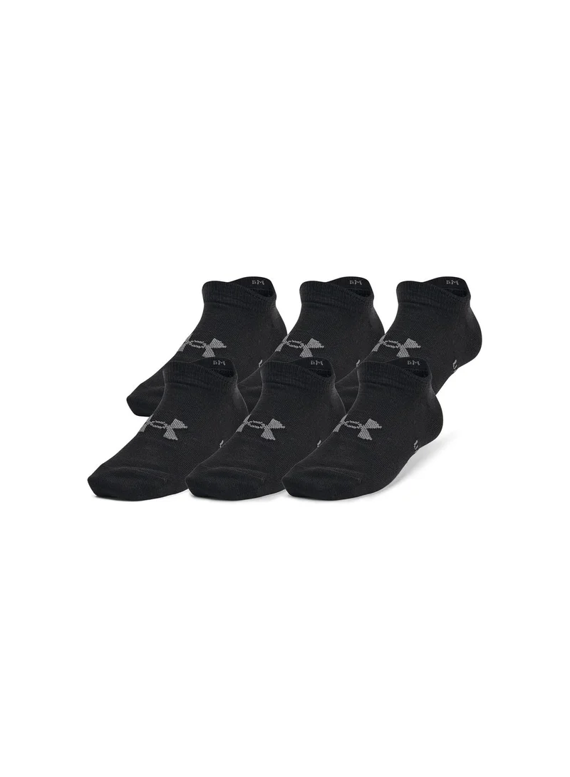 UNDER ARMOUR Youth 6 Pack Essential No Show Socks
