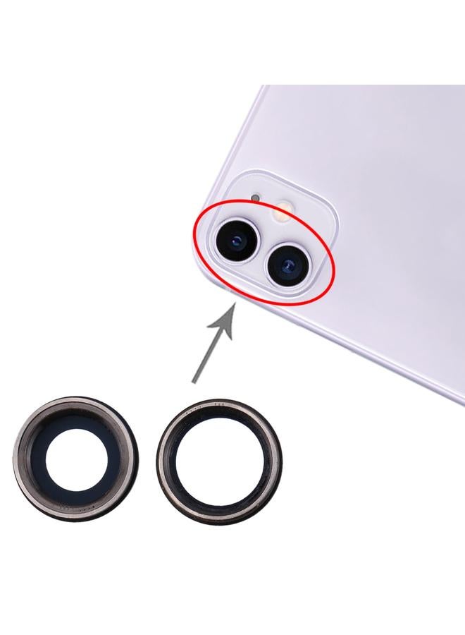 erorex 2 PCS Back Camera Bezel with Lens Cover for iPhone 11 - Image 5