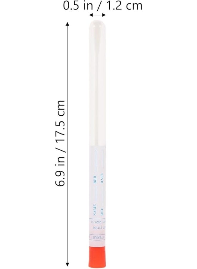 Protect Cotton Swabs | Transport Swab Sterile Nasal, Plain, Swabs with Nylon Tip Individually Wrapped Sampling Swabs with Collection Tube & Labels | Clinical & Laboratory Use - Image 2