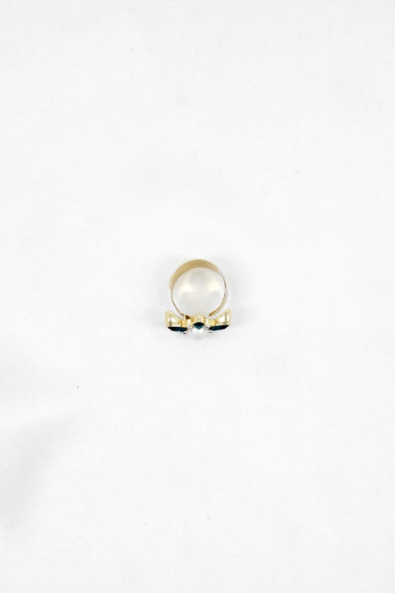ALEX AND ANI Women Marquise Crystal Cocktail Ring, Shiny Gold  - Image 2