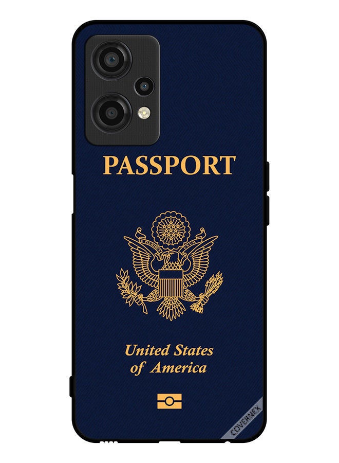 Covernex Protective Case Cover For OnePlus Nord CE 2 Lite 5G Usa Passport Pattern - Image 1