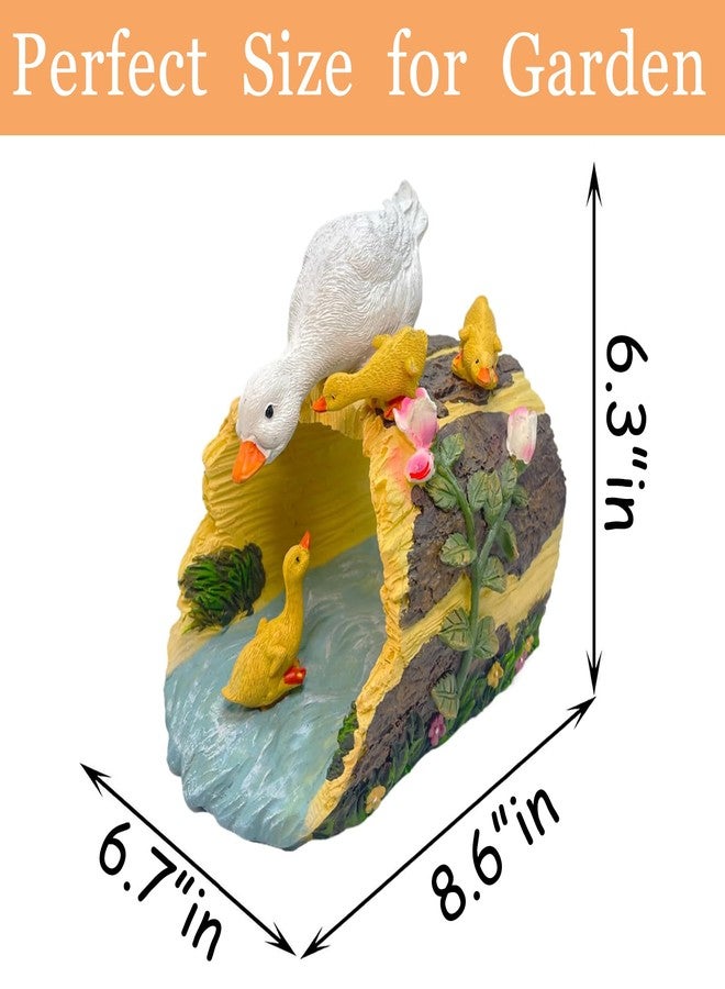 Euiroet Real Duck Gutter Downspout Extender,Garden Sculpture Ornament,Decor Downspout Diverter,Perfect Rain Diverter for 3"x4" Downspouts,Eco-Friendly Resin,Perfect Outdoor Decor Gift - Image 3