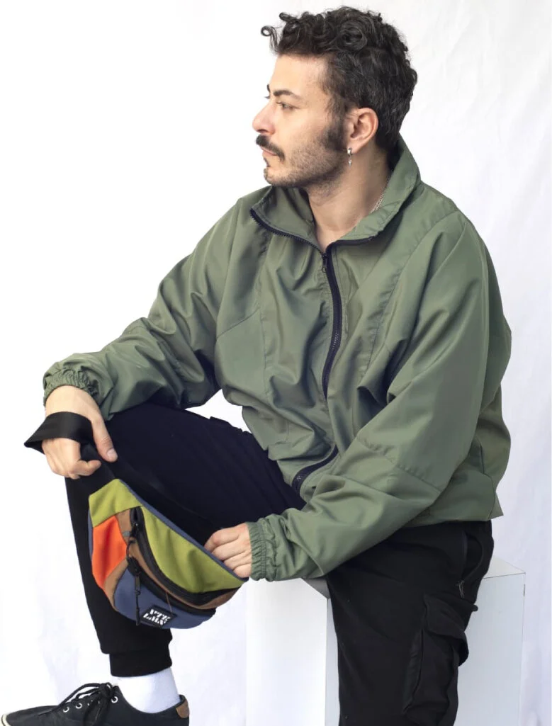 Vatkalimon Women's Men's Green Colored Bomber Jacket