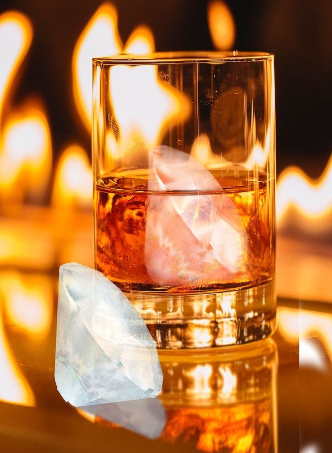 Bahoki Essentials Ice Molds - Silicone Ice Cube Tray With Lid - Fill and Release Ice Maker - Cute and Fun Shape Multipurpose Molds - Great for Parties and Events (Diamond) - Image 4