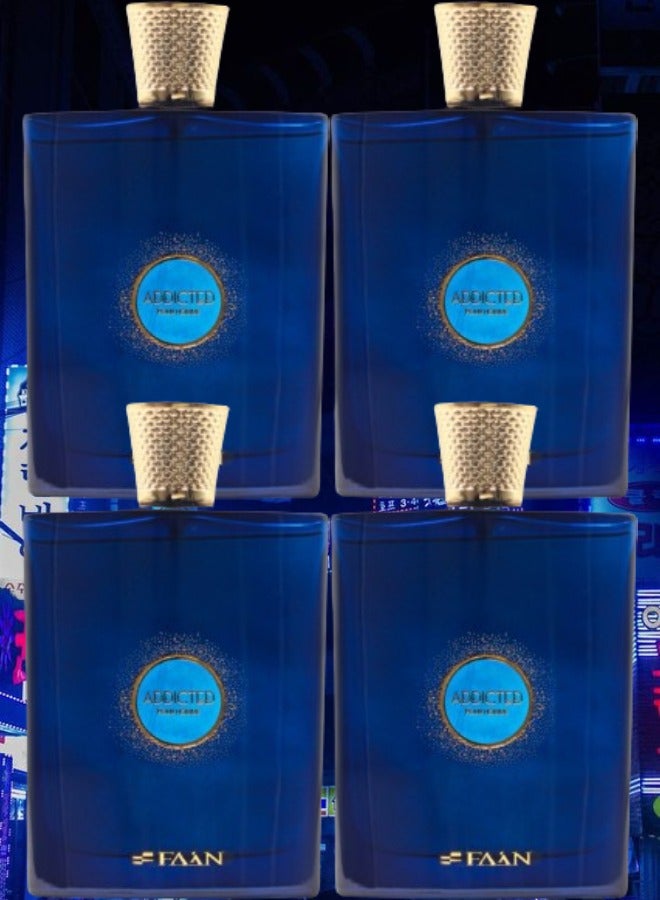 فاان 4 قطع عطر أديكتد 100 مل - Image 1