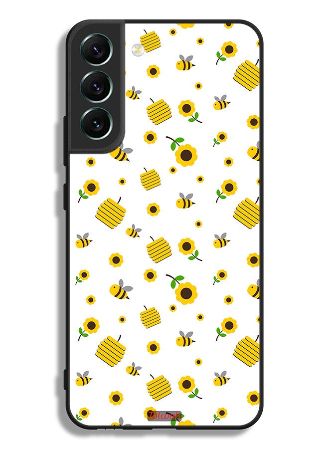 Tolwak Samsung Galaxy S22 Plus 5G Protective Case Cover Sunflowers And Bees - Image 3