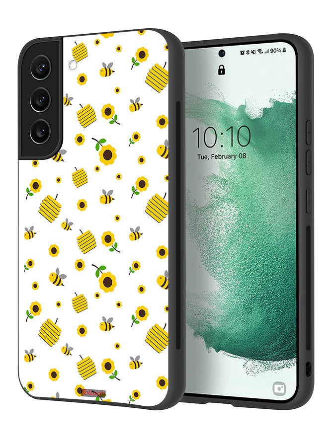 Tolwak Samsung Galaxy S22 Plus 5G Protective Case Cover Sunflowers And Bees - Image 1