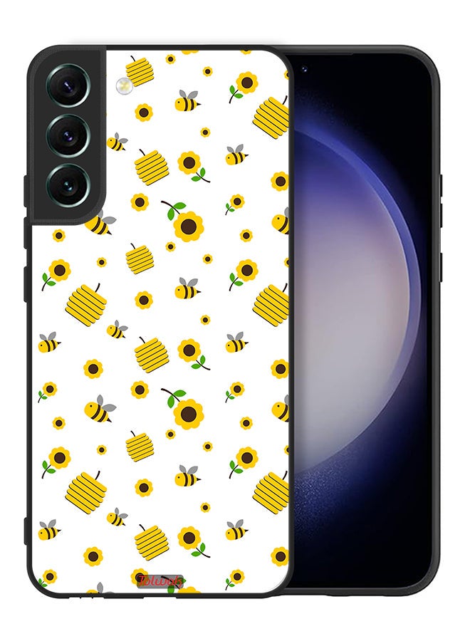 Tolwak Samsung Galaxy S22 Plus 5G Protective Case Cover Sunflowers And Bees - Image 2
