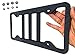 Tactilian Silicone Topography Design License Plate Frame Cover Topo License Plate Frame Rust Proof Rattle Proof Weather Proof License Plate Holder for Car Topo Embossed Plate Frame for Auto Truck Van SUV - Image 2
