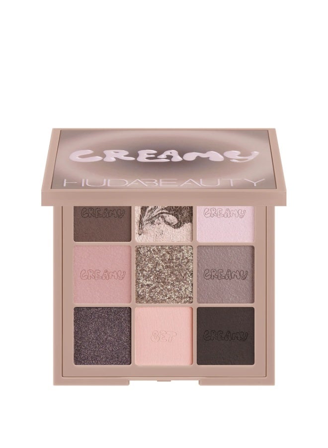 هدى بيوتي لوحة ظلال العيون كريمي أوبسيشنز جريج - 9 ألوان من Huda Beauty - Image 1