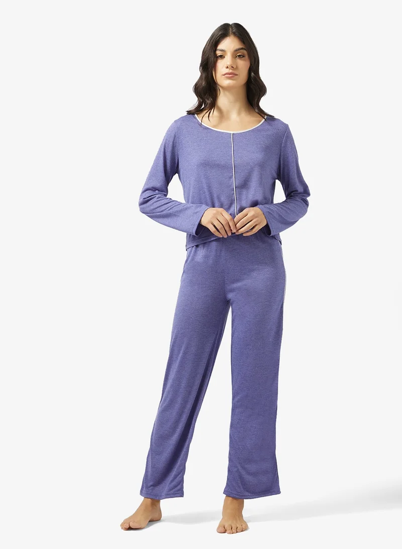 Ginger Relaxed Top & Pyjama Loungewear Set