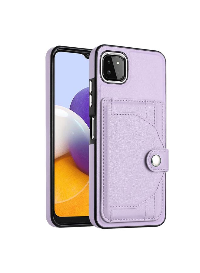 اس-توب جراب لهاتف Samsung Galaxy A22 5G، جراب جلدي مقاوم للصدمات مع حامل بطاقة - Image 2