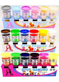 Südor Play Dough Single Color (Skin Color - Black - Pink - Purple - Brown - Blue - Green - Yellow) Play Dough  - Image 1