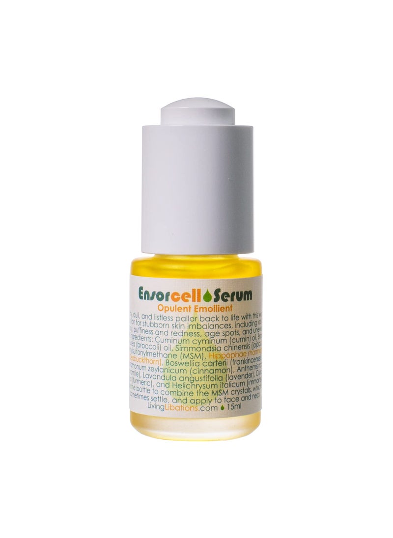 Living Libations Living Libations  Organic Rejuvenating Ensorcell Face Serum  Natural PlantBased Clean Beauty 5 fl oz  15 ml 