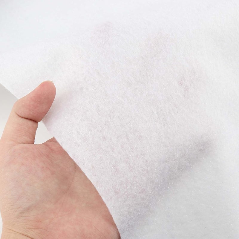 JAPCHET 118 Inch x 16 Yards White Sided Fusible Fleece Heavy Weight Iron On Fusible Interfacing for Sewing Quilting and Home Decoration - Image 4