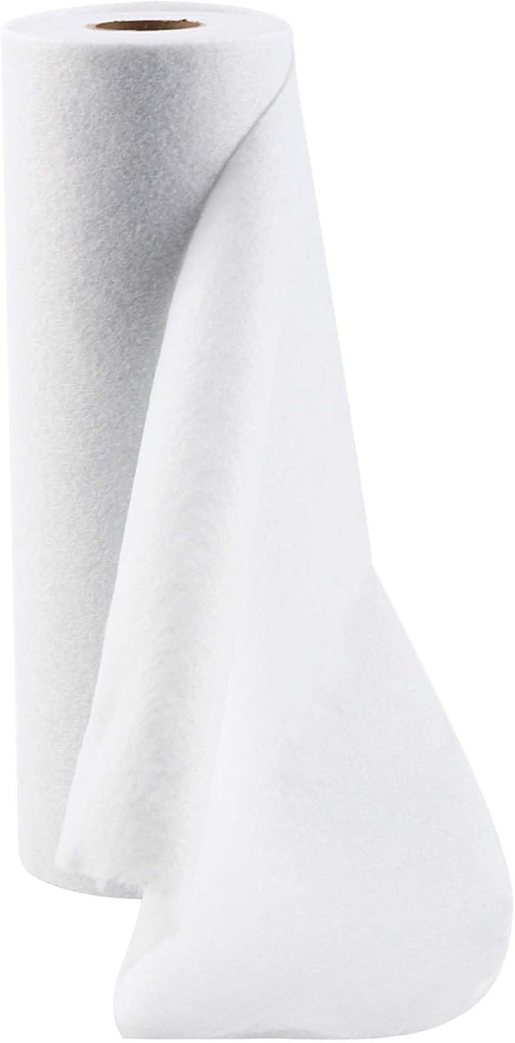 JAPCHET 118 Inch x 16 Yards White Sided Fusible Fleece Heavy Weight Iron On Fusible Interfacing for Sewing Quilting and Home Decoration - Image 5