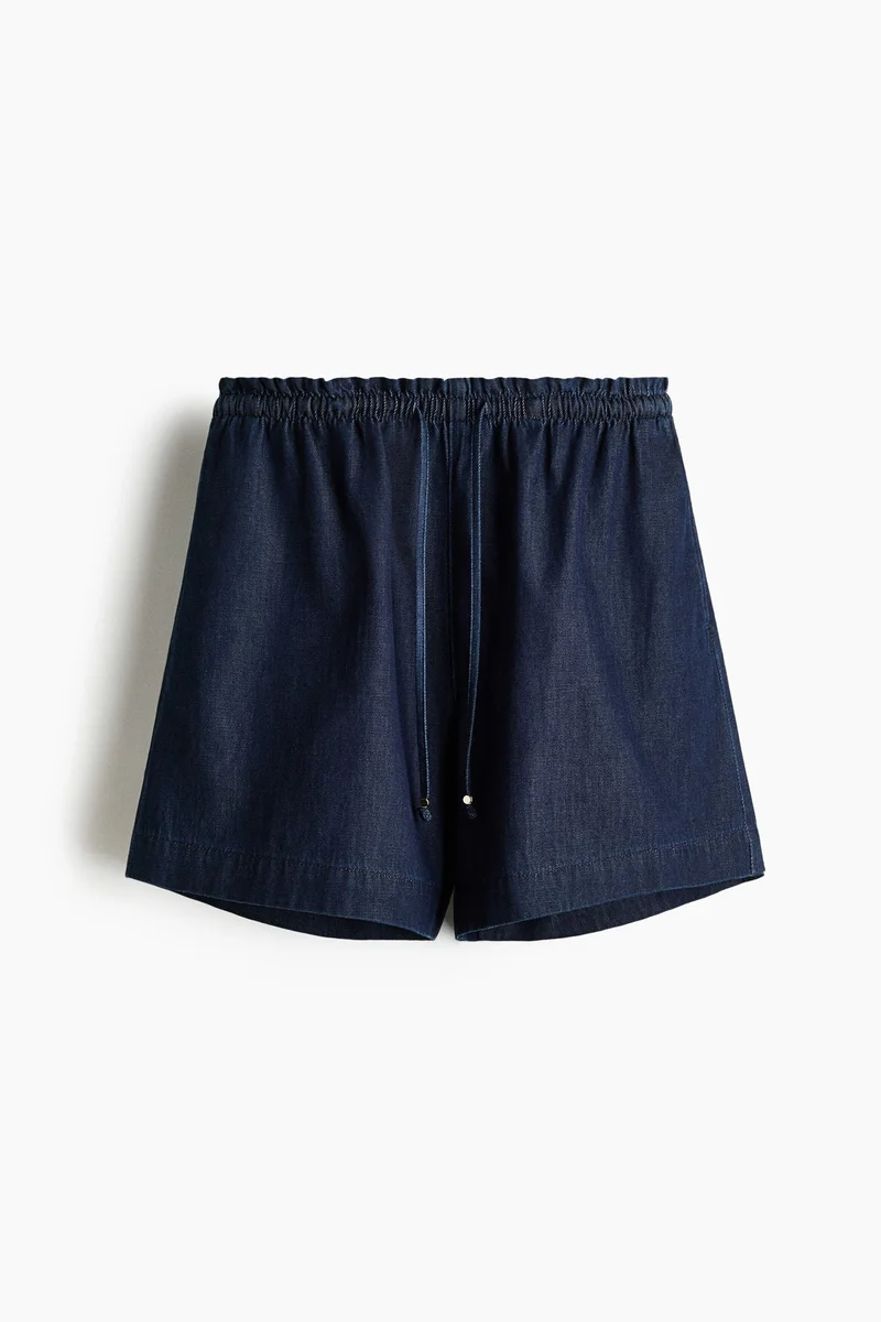 H&M Denim drawstring shorts