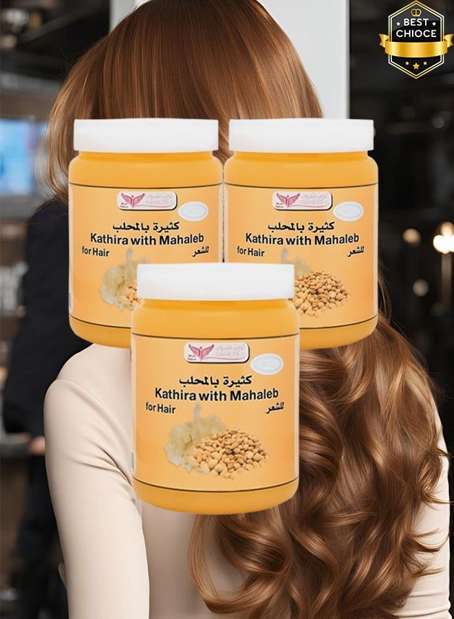 Kuwait 3 Pieces Kuwait Shop Kathira With Mahaleb For Hair 500Gm - Image 1