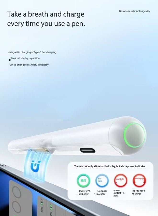 Generation Active Digital Stylus Pen Pencil Pro Plus with Wireless Charging For Apple iPad Pro 11/12.9, iPad Mini 5/6, iPad Air 4/5  - Image 3