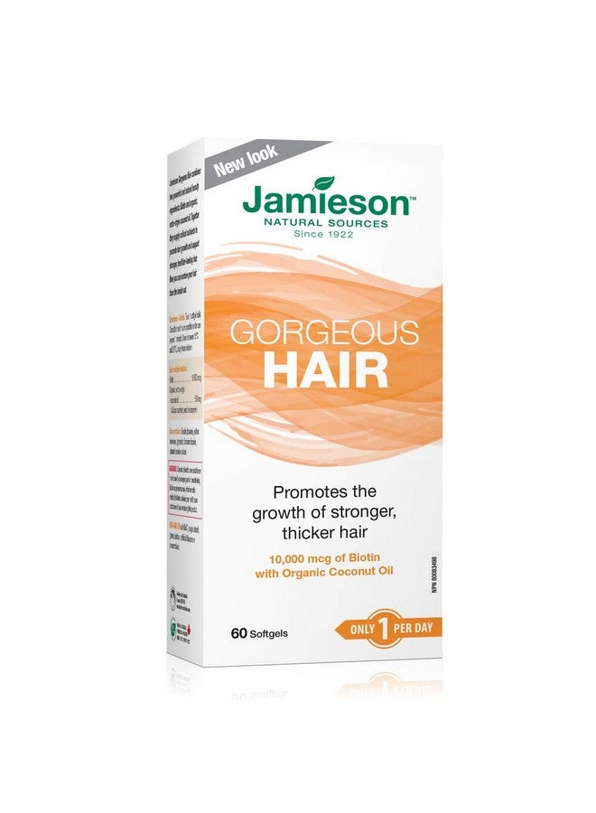 Jamieson Laboratories Gorgeous Hair 60 Softgels - Image 1