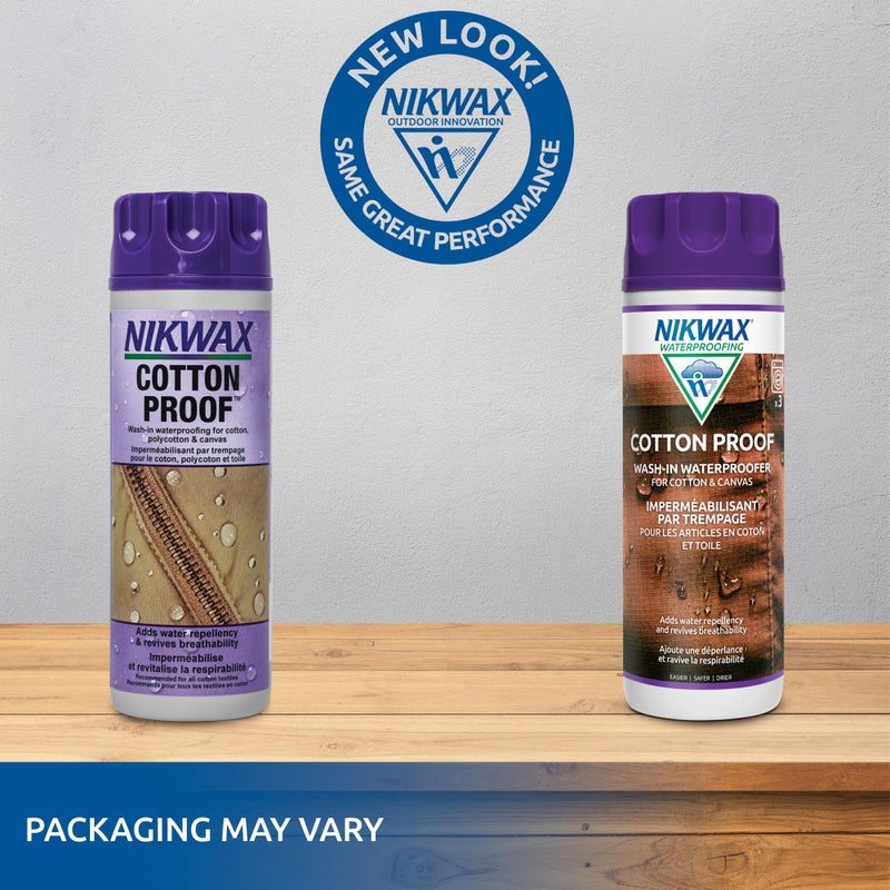 Nikwax Cotton Proof, 300ml, Waterproofing for Cotton, Polycotton, and Canvas, Adds Water Repellency, Wash-In Solution - Image 2
