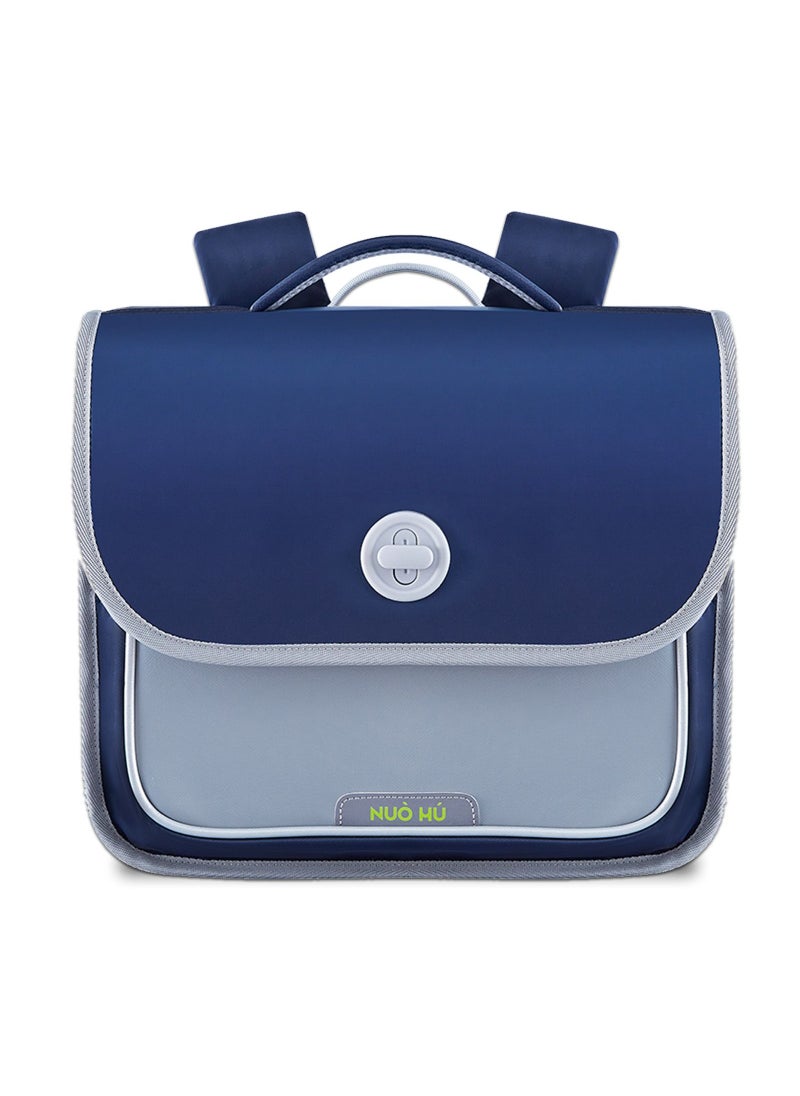 Nohoo Nohoo Ergonomic Spine Protection Horizontal School Backpack for 0-5 Grade Primary Students - Blue  - Image 1