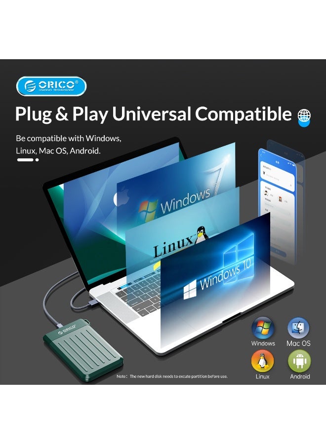 Orico 2.5 inch USB3.0 Gen1 Type-C Hard Drive Enclosure - Image 5