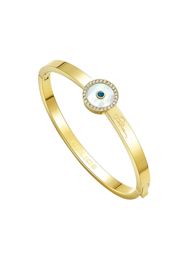 POLICE Fulgurant Bangle for Women Gold Plating with Mother of PearlPEJLG0001801