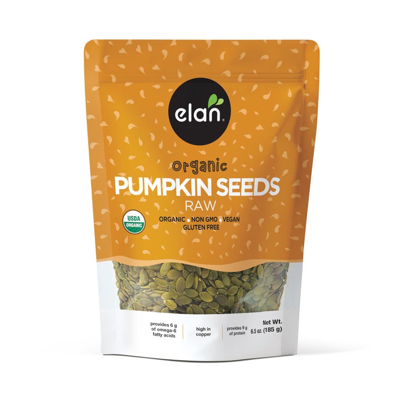 Elan Organic Pumpkin Seeds 65 oz Unsalted Unroasted Shelled Kernels No Shell NonGMO Vegan GlutenFree Kosher Nutritious Seeds - Image 3